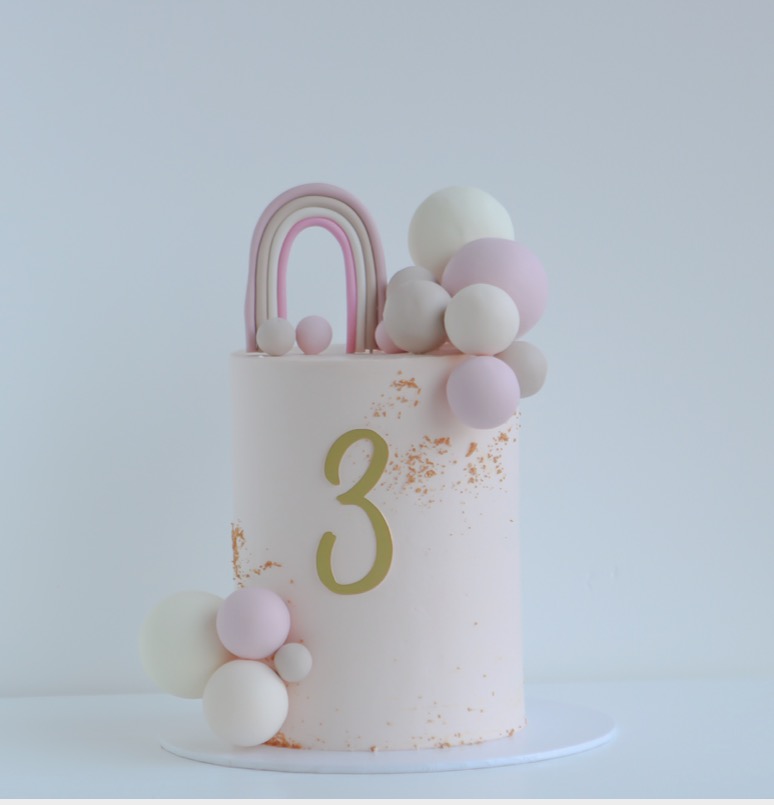 Spheres top and bottom