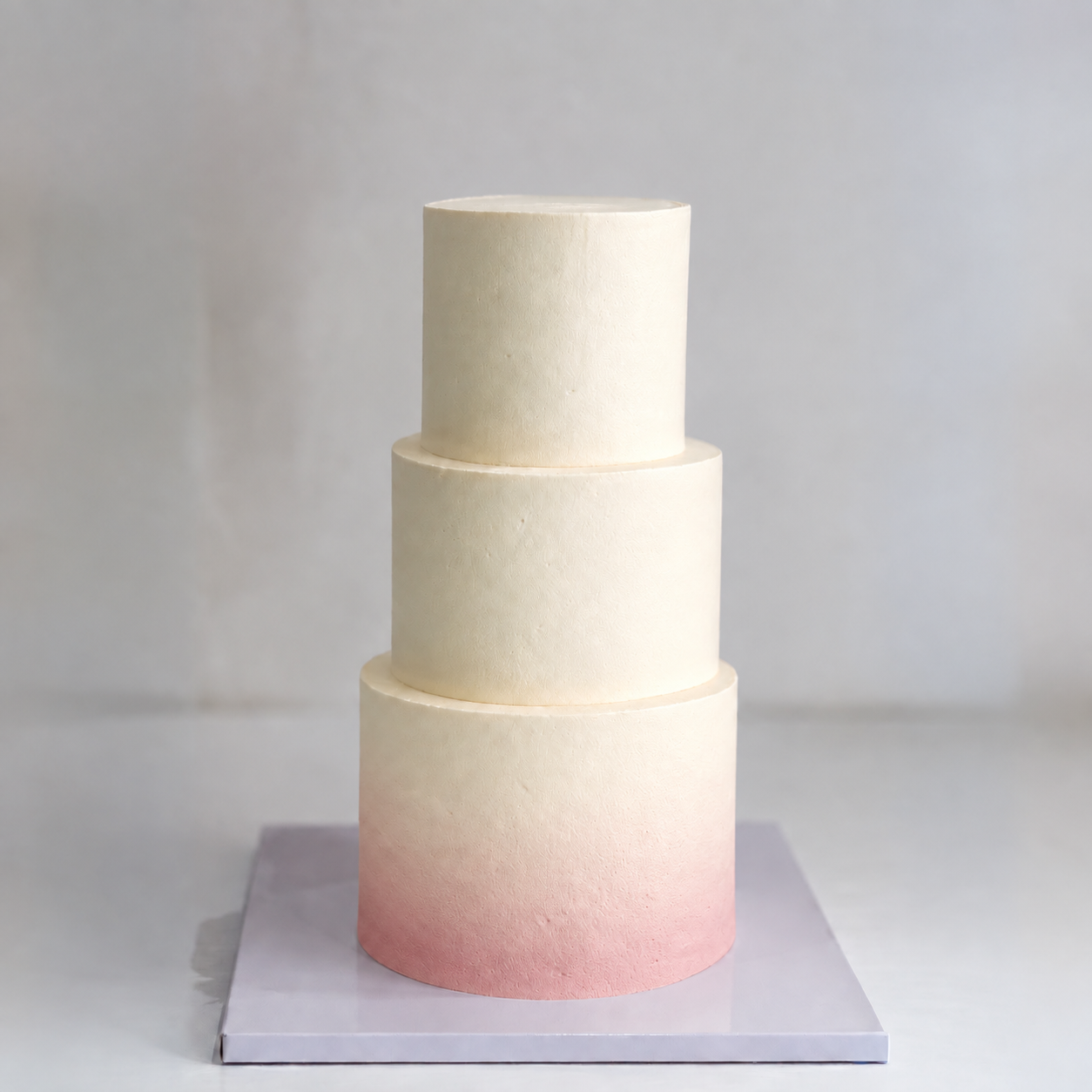 Owner cake reference showing an ombré finish